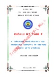 Khóa luận tốt nghiệp Kế toán-Kiểm toán: Kế toán doanh thu và xác định kết quả kinh doanh tại Công ty Cổ phần Bê tông và Xây dựng Thừa Thiên Huế