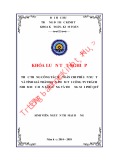 Khóa luận tốt nghiệp Kế toán-Kiểm toán: Thực trạng công tác kế toán chi phí sản xuất và tính giá thành sản phẩm xây lắp tại Công Ty TNHH Xây Dựng và Thương Mại Phú Quý