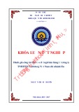 Khóa luận tốt nghiệp Quản trị kinh doanh: Đánh giá công tác đào tạo đội ngũ bán hàng tại công ty TNHHTM Carlsberg Việt Nam chi nhánh Huế