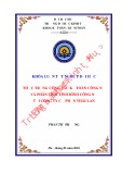 Khóa luận tốt nghiệp Kế toán-Kiểm toán: Thực trạng công tác kế toán công nợ và phân tích tình hình công nợ tại Công ty cổ phần Thái Lan