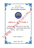 Khóa luận tốt nghiệp Tài chính Ngân hàng: Đánh giá khả năng chịu đựng rủi ro thanh khoản của Ngân hàng TMCP Công Thương Việt Nam