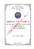 Khóa luận tốt nghiệp Kế toán-Kiểm toán: Kế toán thuế giá trị gia tăng, nhập khẩu và thu nhập doanh nghiệp tại Công ty TNHH Hitec