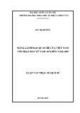 Luận văn Thạc sĩ Lịch sử: Đảng lãnh đạo quan hệ của Việt Nam với Nhật Bản từ năm 1976 đến năm 1985