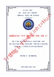 Khóa luận tốt nghiệp Kế toán-Kiểm toán: Thực trạng công tác kế toán thuế giá trị gia tăng và thuế thu nhập doanh nghiệp tại Công ty Cổ Phần Nam Thanh