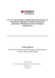 A thesis submitted in fulfillment of the requirements for the degree of Doctor of Philosophy: Use of Z-stack imaging to quantify the phase behaviour of biomaterial composites in relation to theoretical predictions of blending laws from rheological measurements