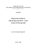 Luận văn Thạc sĩ Lịch sử: Đảng bộ Thị xã Móng Cái lãnh đạo phát triển kinh tế – xã hội từ năm 1991 đến năm 2006