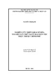 Luận văn Thạc sĩ Lưu trữ học: Nghiên cứu triển khai số hoá tài liệu lưu trữ tại Ủy ban Dân tộc trực thuộc Chính phủ