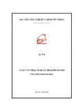 Luận văn Thạc sĩ Quản trị kinh doanh: Chất lượng nguồn nhân lực tại Trung tâm Thông tin Tín dụng Quốc gia Việt Nam (CIC)