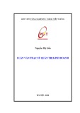 Luận văn Thạc sĩ Quản trị kinh doanh: Nâng cao chất lượng nhân viên kinh doanh tại Trung tâm Kinh doanh VNPT Bắc Ninh