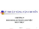 Bài giảng Kỹ thuật nâng & vận chuyển - Chương 9: Bảo đảm an toàn làm việc máy trục