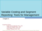 Lecture Managerial accounting (15/e): Chapter 6 - Garrison, Noreen, Brewer