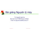 Bài giảng Nguyên lý máy: Bài 6 - TS. Nguyễn Xuân Hạ