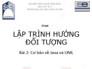 Bài giảng Lập trình hướng đối tượng – Bài 02: Cơ bản về Java và UML