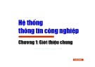 Bài giảng Hệ thống thông tin công nghiệp - Chương 1: Mở đầu