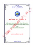 Khóa luận tốt nghiệp Quản trị kinh doanh: Đẩy mạnh hoạt động huy động vốn dân cư tại Ngân hàng TMCP Đầu tư và Phát triển Việt Nam chi nhánh Thừa Thiên Huế