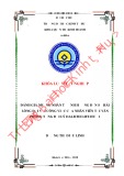 Khóa luận tốt nghiệp Quản trị kinh doanh: Đánh giá những nhân tố ảnh hưởng đến sự hài lòng đối với công việc của nhân viên tại Văn phòng Tổng Đại lý Dai – Ichi Life Huế 1