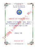 Khóa luận tốt nghiệp Quản trị kinh doanh: Nghiên cứu các nhân tố ảnh hưởng đến quyết định đăng ký học của học viên tại Học viện đào tạo quốc tế ANI