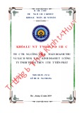 Khóa luận tốt nghiệp Kế toán-Kiểm toán: Kế toán doanh thu và xác định kết quả kinh doanh tại Công ty TNHH Trang trí nội thất Tiên Phát