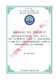 Khóa luận tốt nghiệp Quản trị kinh doanh: Phân tích các nhân tố ảnh hưởng đến quyết định mua đồ nội thất của khách hàng tại Siêu thị Nội Thất Minh Hòa thuộc công ty TNHH Minh Hòa