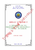 Khóa luận tốt nghiệp Kế toán-Kiểm toán: Kế toán chi phí sản xuất và tính giá thành sản phẩm Đá nguyên liệu tại Công ty Cổ phần Long Thọ