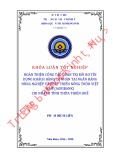 Khóa luận tốt nghiệp Quản trị kinh doanh: Hoàn thiện công tác Quản trị rủi ro tín dụng khách hàng cá nhân tại Ngân hàng Nông nghiệp và Phát triển Nông thôn Việt Nam (Agribank) Chi nhánh tỉnh Thừa Thiên Huế