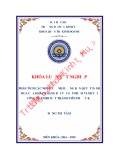 Khóa luận tốt nghiệp Quản trị kinh doanh: Phân tích các nhân tố ảnh hưởng đến quyết định mua của khách hàng đối với sản phẩm VLXD tại Công ty TNHH Một Thành Viên Phước Kỷ