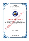 Khóa luận tốt nghiệp Quản trị kinh doanh: Đánh giá các yếu tố ảnh hưởng đến sự hài lòng của nhân viên trong công việc tại công ty TNHH Tân Bảo Thành