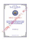 Khóa luận tốt nghiệp Quản trị kinh doanh: Giải pháp thu hút khách hàng sử dụng dịch vụ internet của Công ty cổ phần viễn thông FPT chi nhánh Huế