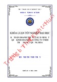 Khóa luận tốt nghiệp Kế toán-Kiểm toán: Kế toán doanh thu và xác định kết quả kinh doanh tại Công ty TNHH Thương Mại Quảng Hoa