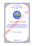 Khóa luận tốt nghiệp Quản trị kinh doanh: Giải pháp phát triển thị trường cho sản phẩm phần mềm kế toán tại Công ty trách nhiệm hữu hạn phầm mềm Việt Đà