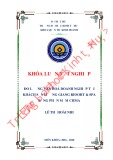 Khóa luận tốt nghiệp Quản trị kinh doanh: Đo lường văn hoá doanh nghiệp tại khách sạn Hương Giang Resort & Spa bằng phần mềm CHMA