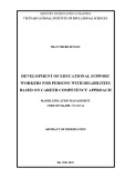 Abstract of Dissertation Education management: Development of educational support workers for persons with disabilities based on career competency approach