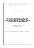 Summary of thesis of Education management: Management of graduation internship activities of business administration students in Ho Chi Minh city complying with the outcome standards approach