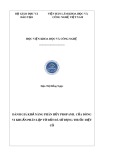 Luận văn Thạc sĩ Sinh học thực nghiệm: Đánh giá khả năng phân hủy propanil của dòng vi khuẩn phân lập từ đất đã sử dụng thuốc diệt cỏ