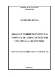 Khóa luận tốt nghiệp Đại học ngành Dược học: Khảo sát tình hình sử dụng Y-90 trong xạ trị chọn lọc điều trị ung thư gan nguyên phát