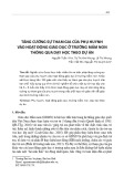 Tăng cường sự tham gia của phụ huynh vào hoạt động giáo dục ở trường mầm non thông qua dạy học theo dự án