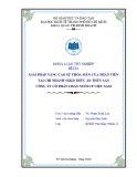 Khóa luận tốt nghiệp Quản trị kinh doanh: Giải pháp nâng cao sự thỏa mãn của nhân viên tại Chi nhánh SXKD Thức ăn Thủy sản của Công ty Cổ phần Chăn Nuôi C.P. Việt Nam