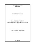 Luận văn Thạc sĩ Luật học: Tòa án hình sự quốc tế trong việc bảo vệ quyền con người