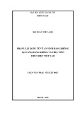 Luận văn Thạc sĩ Luật học: Pháp luật quốc tế về an ninh hàng không tại cảng hàng không và thực tiễn thực hiện Việt Nam