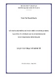 Luận văn Thạc sĩ Kinh tế: Xây dựng hệ thống dự toán trên cơ sở hoạt động tại Công ty cổ phần sản xuất kinh doanh xuất nhập khẩu Bình Thạnh