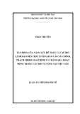 Luận án Tiến sĩ Kinh tế: Tác động của năng lực kế toán và vai trò lãnh đạo đến chất lượng báo cáo tài chính, trách nhiệm giải trình và thành quả hoạt động trong các đơn vị công tại Việt Nam