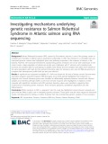 Investigating mechanisms underlying genetic resistance to Salmon Rickettsial Syndrome in Atlantic salmon using RNA sequencing