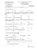 Đề thi thử tốt nghiệp THPT năm 2021 môn Toán - Sở GD&ĐT Bình Phước (Lần 2)