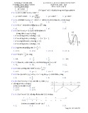 Đề thi thử tốt nghiệp THPT năm 2021 môn Toán có đáp án - Trường THPT Như Thanh