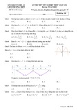 Đề thi thử THPT Quốc gia năm 2021 môn Toán có đáp án - Liên trường THPT Nghệ An