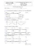 Đề thi thử tốt nghiệp THPT năm 2021 môn Toán - Trường THPT Phụ Dực (Lần 2)