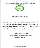 Luận văn Thạc sĩ Kinh tế: Quản lý rủi ro tín dụng tại Tổ chức tài chính vi mô CEP chi nhánh Châu Thành tỉnh Tiền Giang