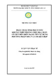 Luận văn Thạc sĩ Kỹ thuật xây dựng: Phân tích tĩnh phi tuyến khung thép phẳng chịu địa chấn có xét đến biến dạng nền sử dụng phương pháp MPA và CSM kết hợp