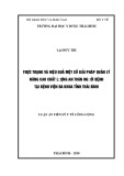 Luận án Tiến sĩ Y tế công cộng: Thực trạng và hiệu quả một số giải pháp quản lý nâng cao chất lượng an toàn người bệnh tại Bệnh viện Đa khoa tỉnh Thái Bình