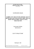 Luận văn Thạc sĩ Y học: Nghiên cứu một số tổn thương mắt ở bệnh nhân đái tháo đường điều trị tại Bệnh viện Đa khoa Trung ương Thái Nguyên